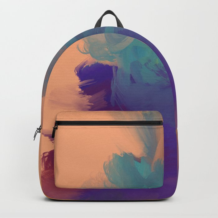 August Sunset Abstract 5 Backpack