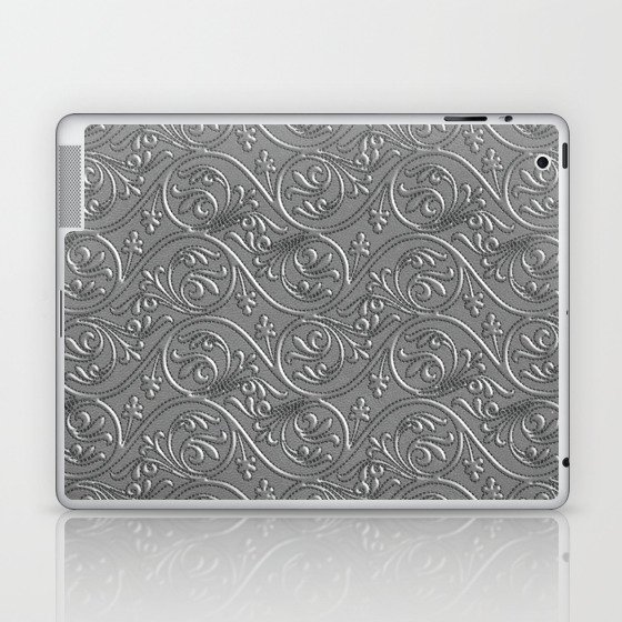 Silver-Waves Laptop & iPad Skin