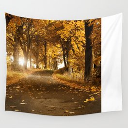 Autumn leaves Wall Tapestry