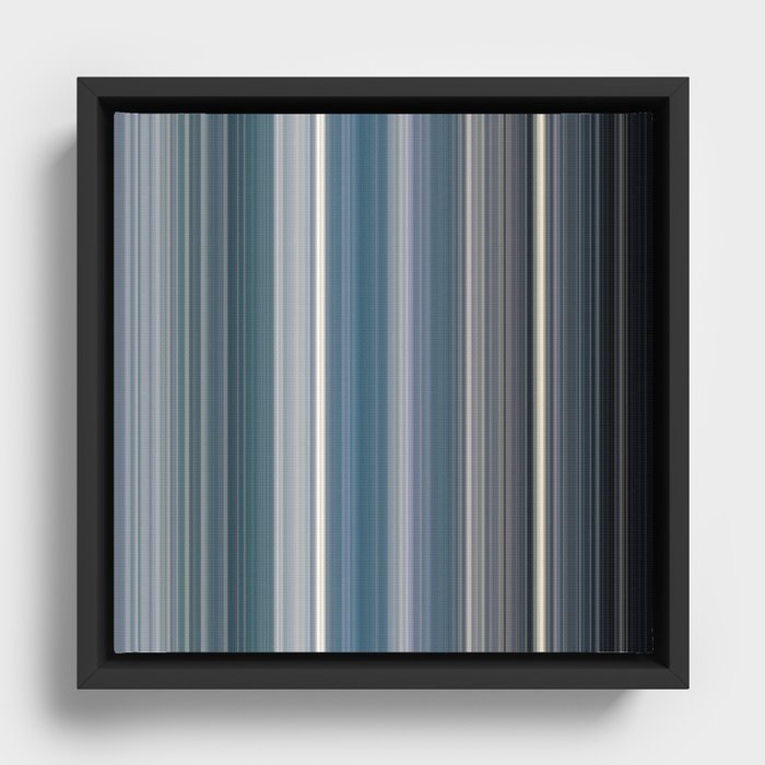 Scanline | Ocean 100 Framed Canvas