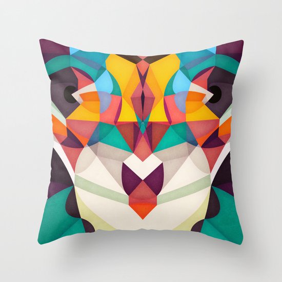 Not Right but Bright Throw Pillow