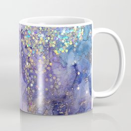 Watercolor Magic Coffee Mug | Pattern, Unicorn, Sparkles, Purple, Digital, Bedroom, Glitter, Painting, Fantasy, Lilac 