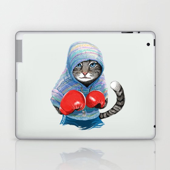 Boxing Cat Laptop & iPad Skin