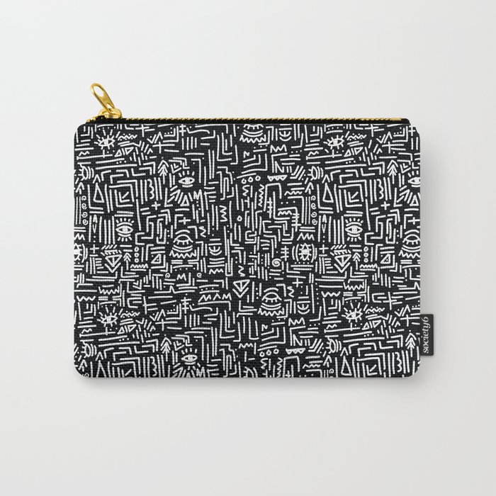 Tipsy Black Carry-All Pouch
