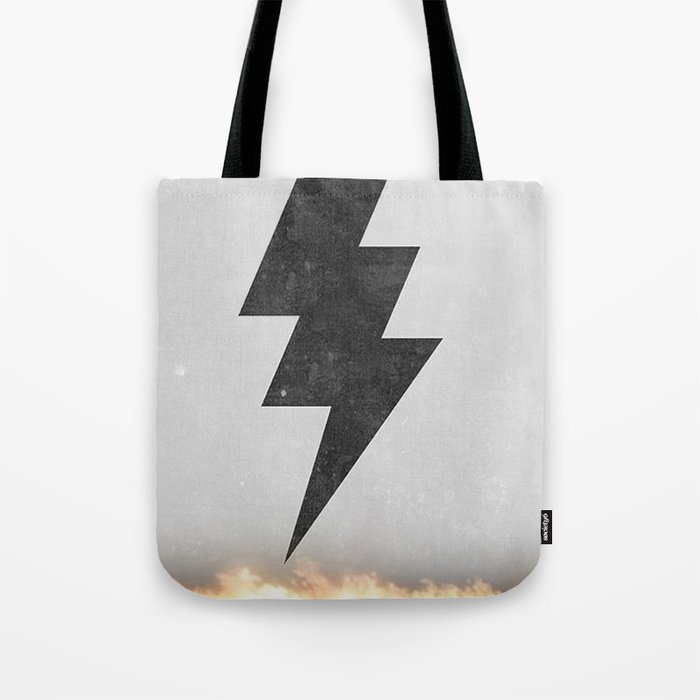 lightning strike Tote Bag
