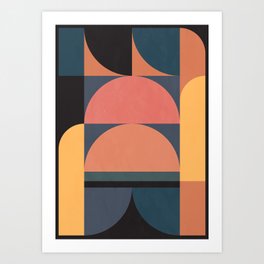 936 // Framed Geometry Art Print