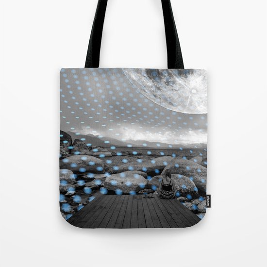 Blue waves Tote Bag