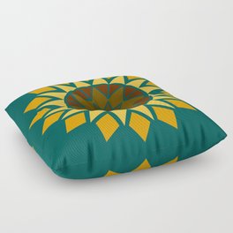 Native Sunflower Floor Pillow