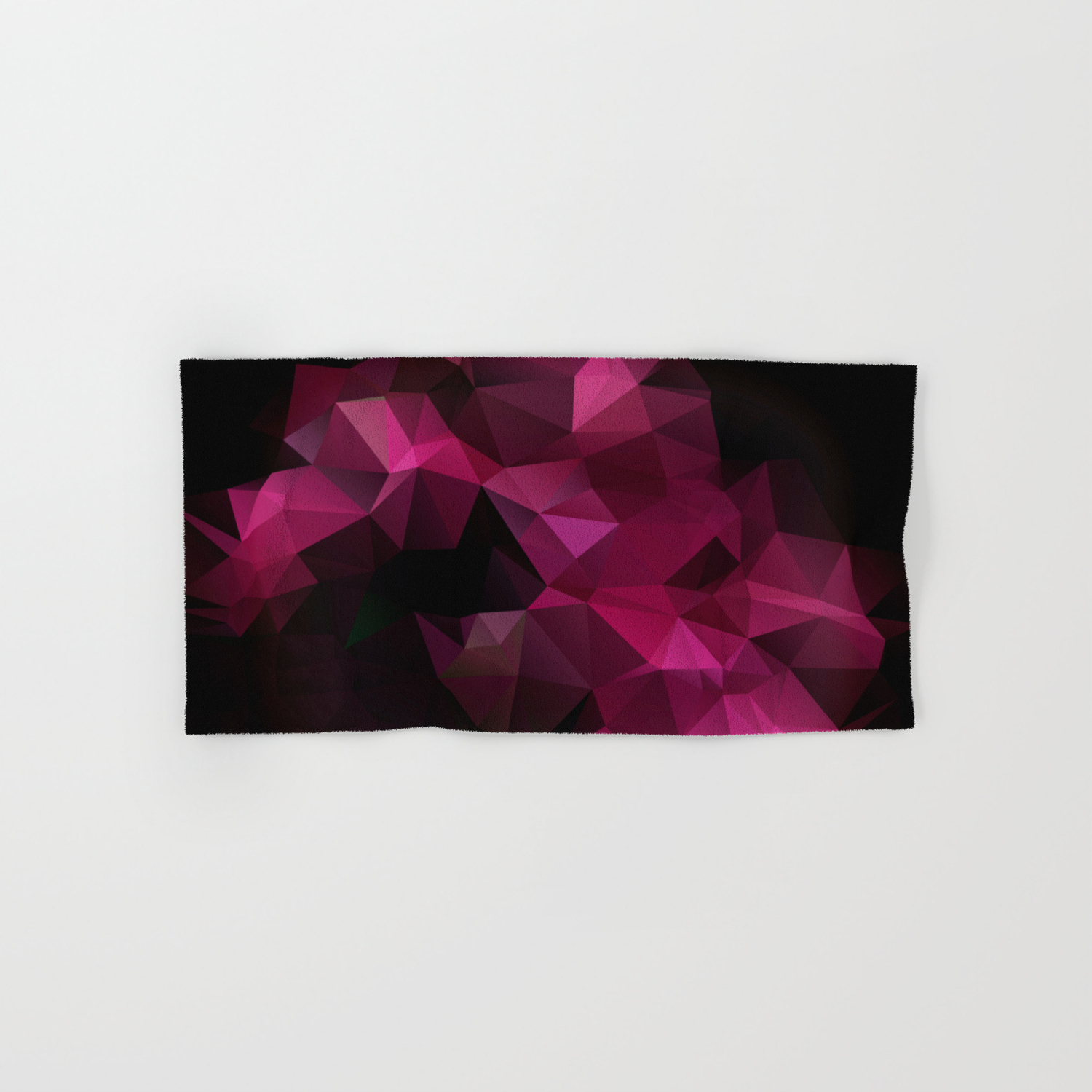 bright colored bath towels
