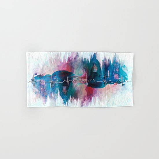Heartbeat Drama Hand & Bath Towel