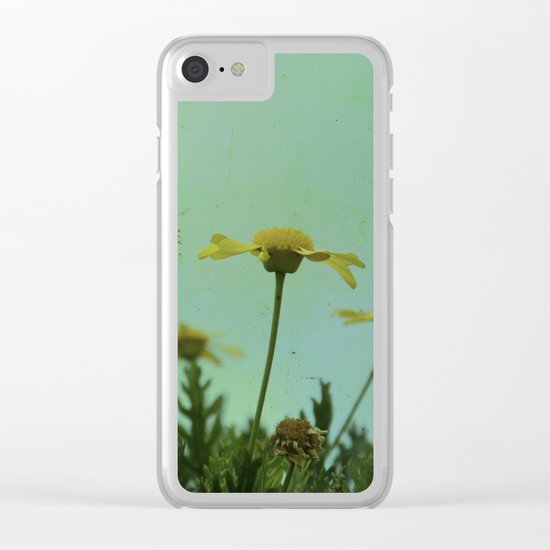 Fragile Flowers Clear iPhone Case