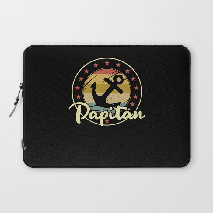 Papitän Father's Day Best Dad Anchor Laptop Sleeve