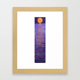 Stairway to the Moon (Oils on Canvas) Framed Art Print