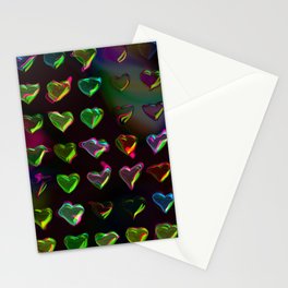 Distorted hearts Stationery Card