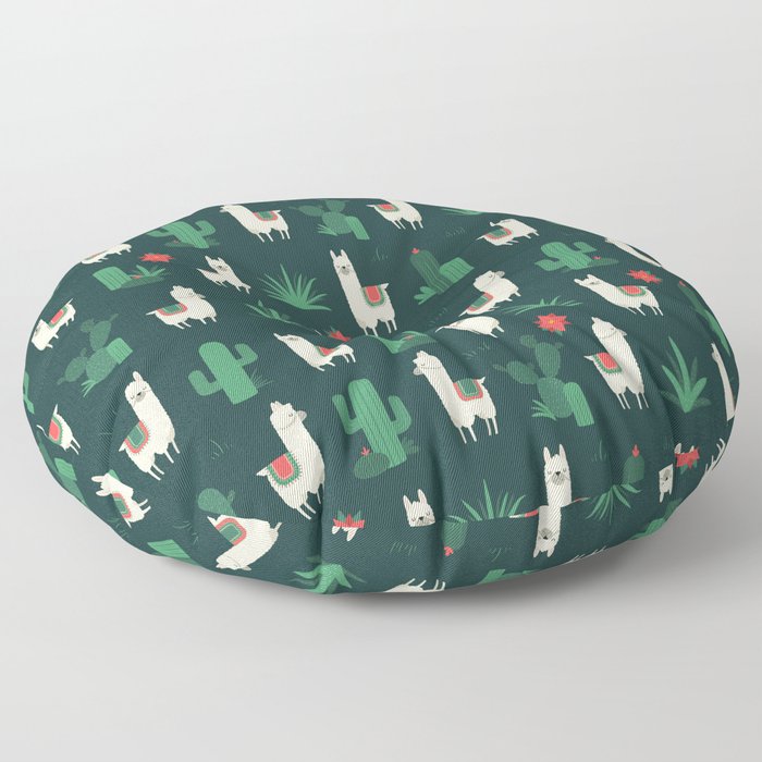 Fleece Navidad and Cactus Floor Pillow