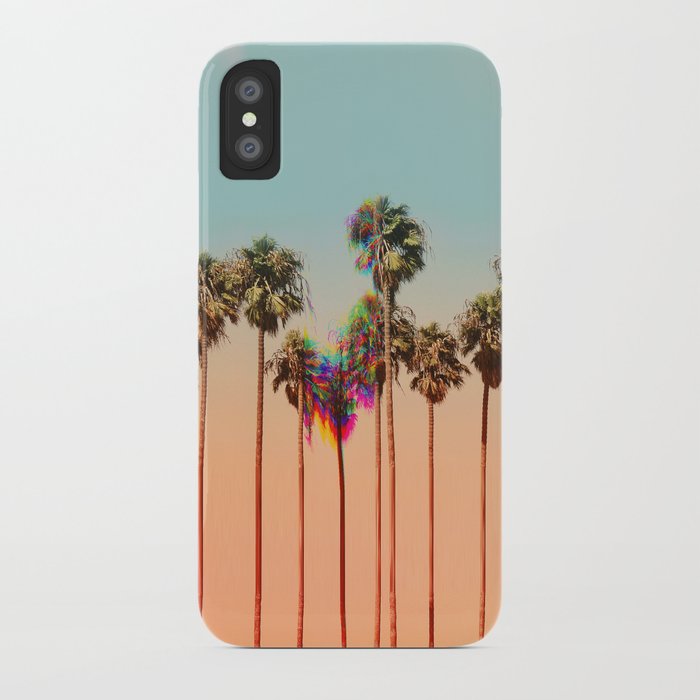 Glitch beach iPhone Case