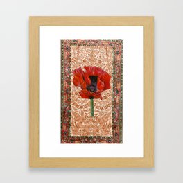 Persian Poppy  Framed Art Print