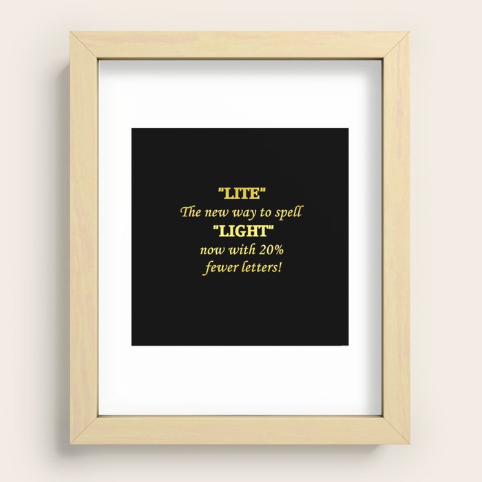 Recessed Framed Print