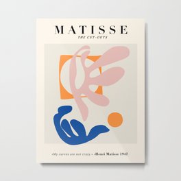 Exhibition poster Henri Matisse. Metal Print