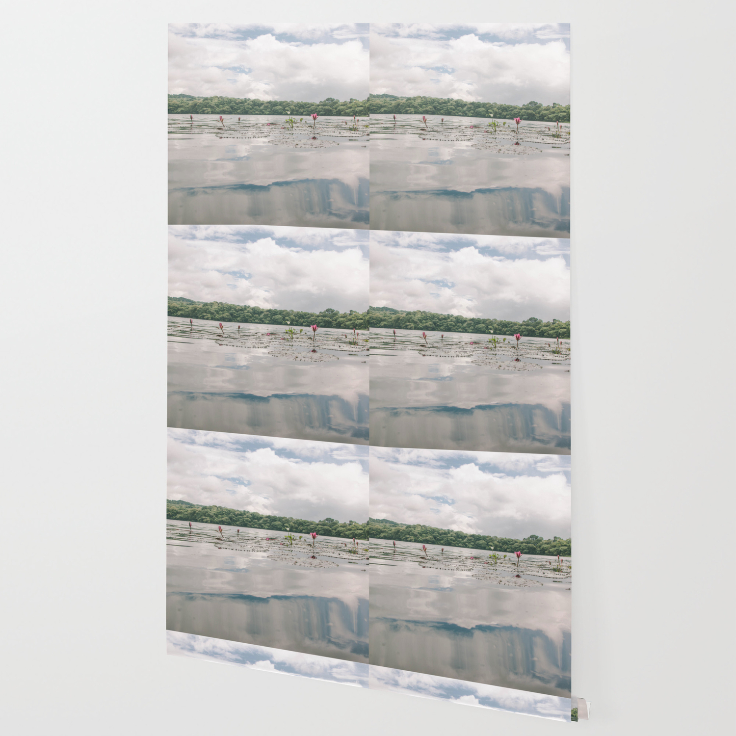 Flor De Loto Wallpaper By Rayo Society6