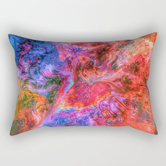 God's Face Rectangular Pillow