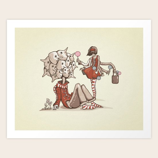 Cheer Up! She Found You Art Print