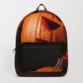 Carved Halloween Pumpkin  Backpack