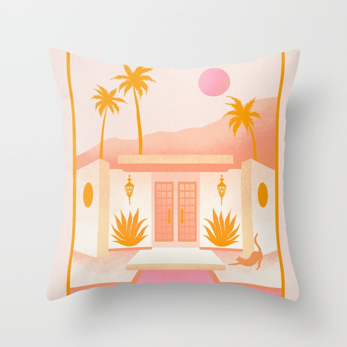 Tangerine throw pillows hotsell