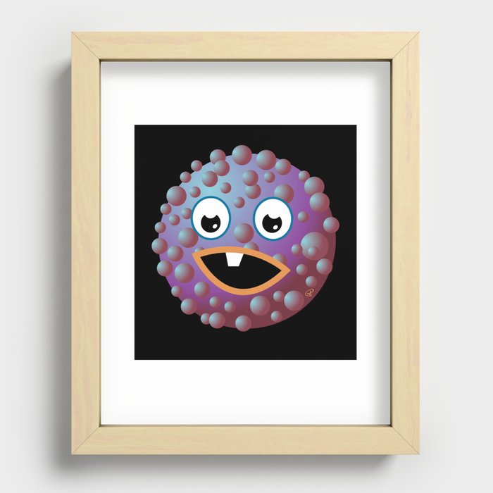 charlie chortle midnight Recessed Framed Print