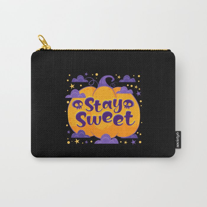 Halloween stay sweet pumpkin at night Carry-All Pouch