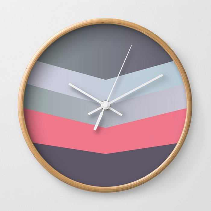 Color Palette 3 Wall Clock By Artsimo