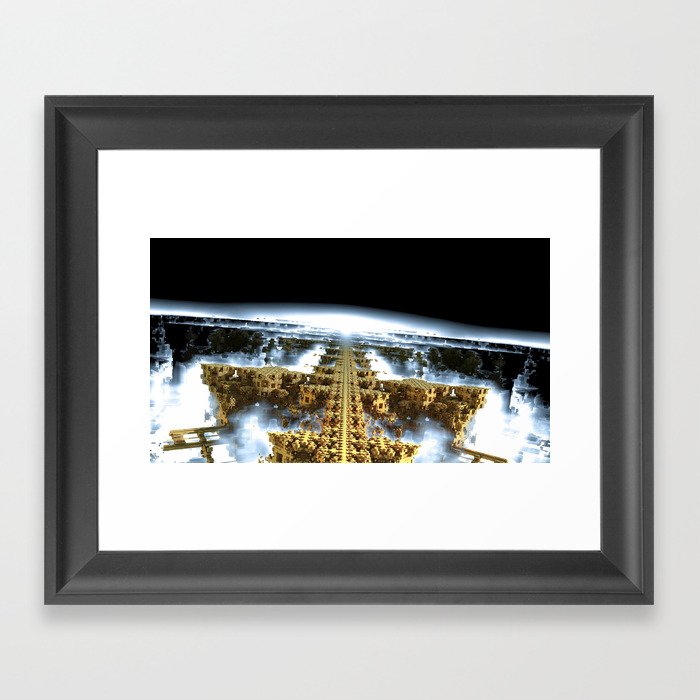 Our Cities Have Eroded Into Waterfalls Framed Art Print