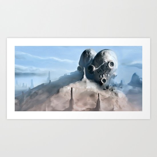 Broken Art Print