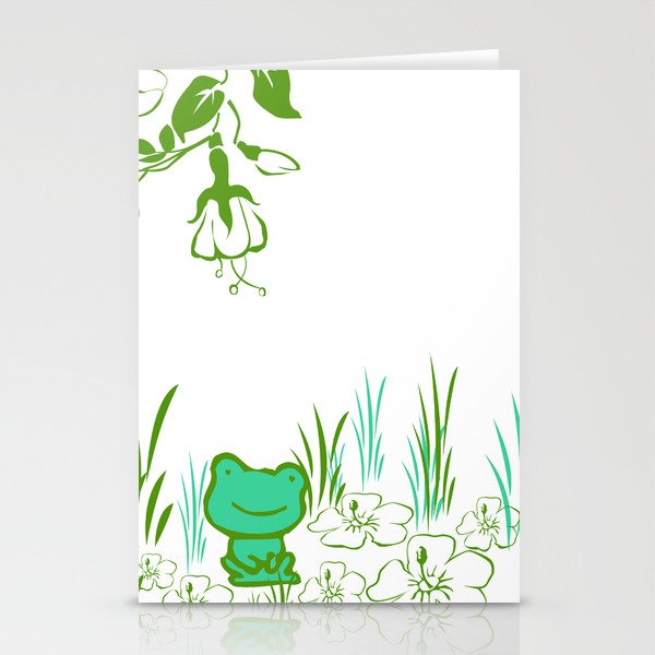 Pete the frog Stationery Cards