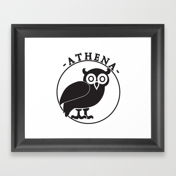 Athena logo Framed Art Print