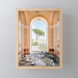 Italian View in Decay Framed Mini Art Print