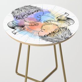 Zodiac Gemini Side Table