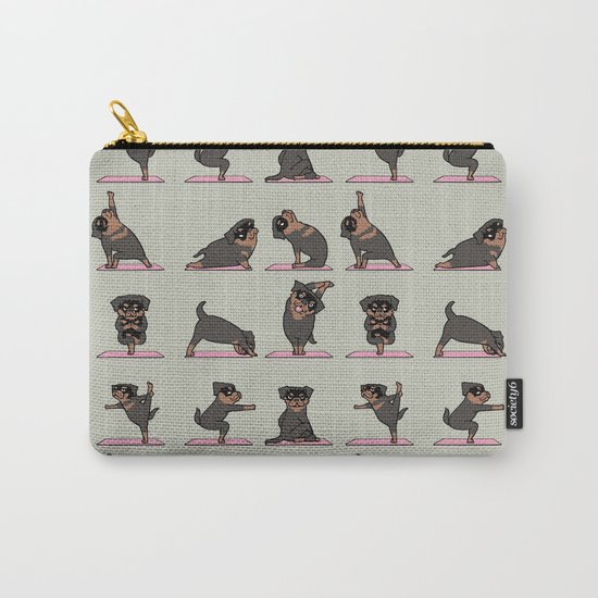 Rottweiler Yoga Carry-All Pouch