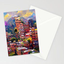 Bogota Colombia Illustration Stationery Card