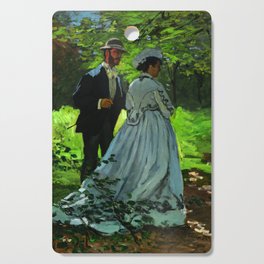 Bazille and Camille_Claude Monet  French impressionist painter (1840-1926) Cutting Board