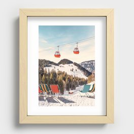 The Alps Recessed Framed Print