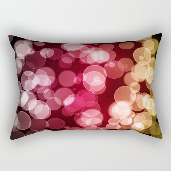 Bokeh Background Rectangular Pillow