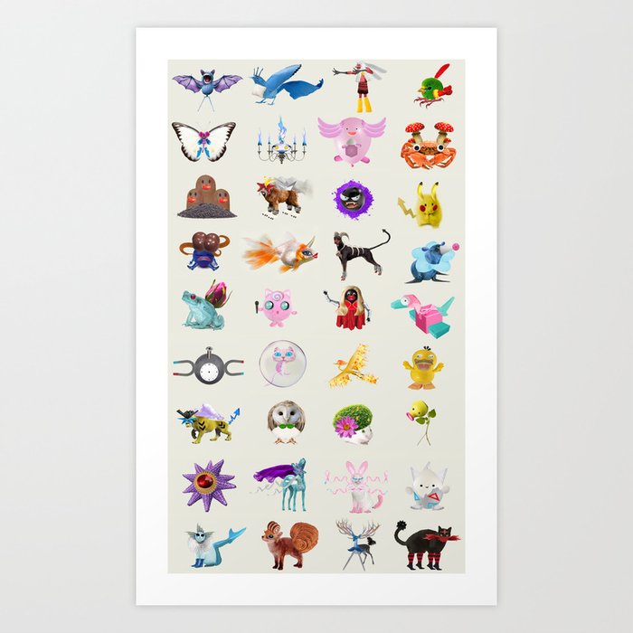 badly photoshopped monsters prints