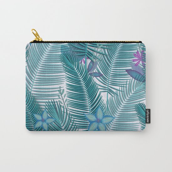 Tropical Flora Carry-All Pouch