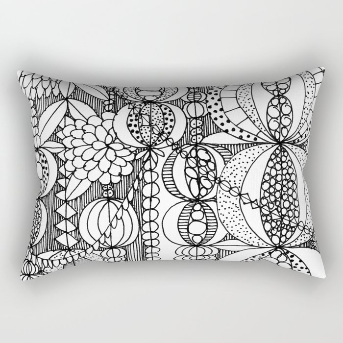 Nordic Jungle Rectangular Pillow