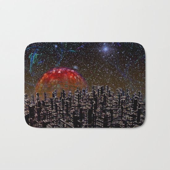 Blood Moon Rising Bath Mat