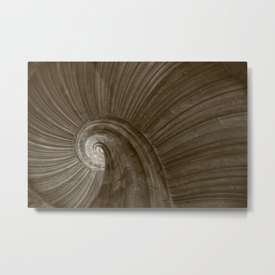 Sand stone spiral staircase 5 Metal Print