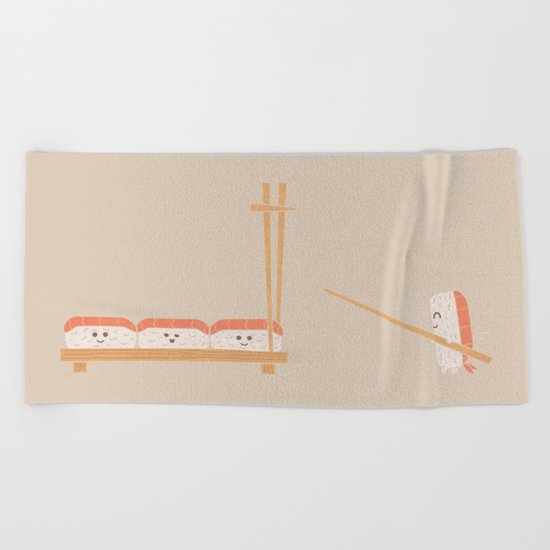 The Big Jump Beach Towel