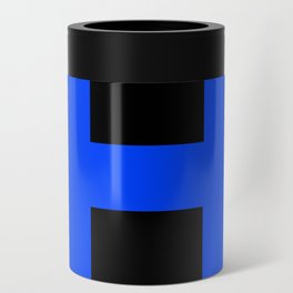 Letter H (Blue & Black) Can Cooler