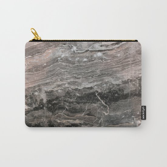 Smokey gray marble Carry-All Pouch